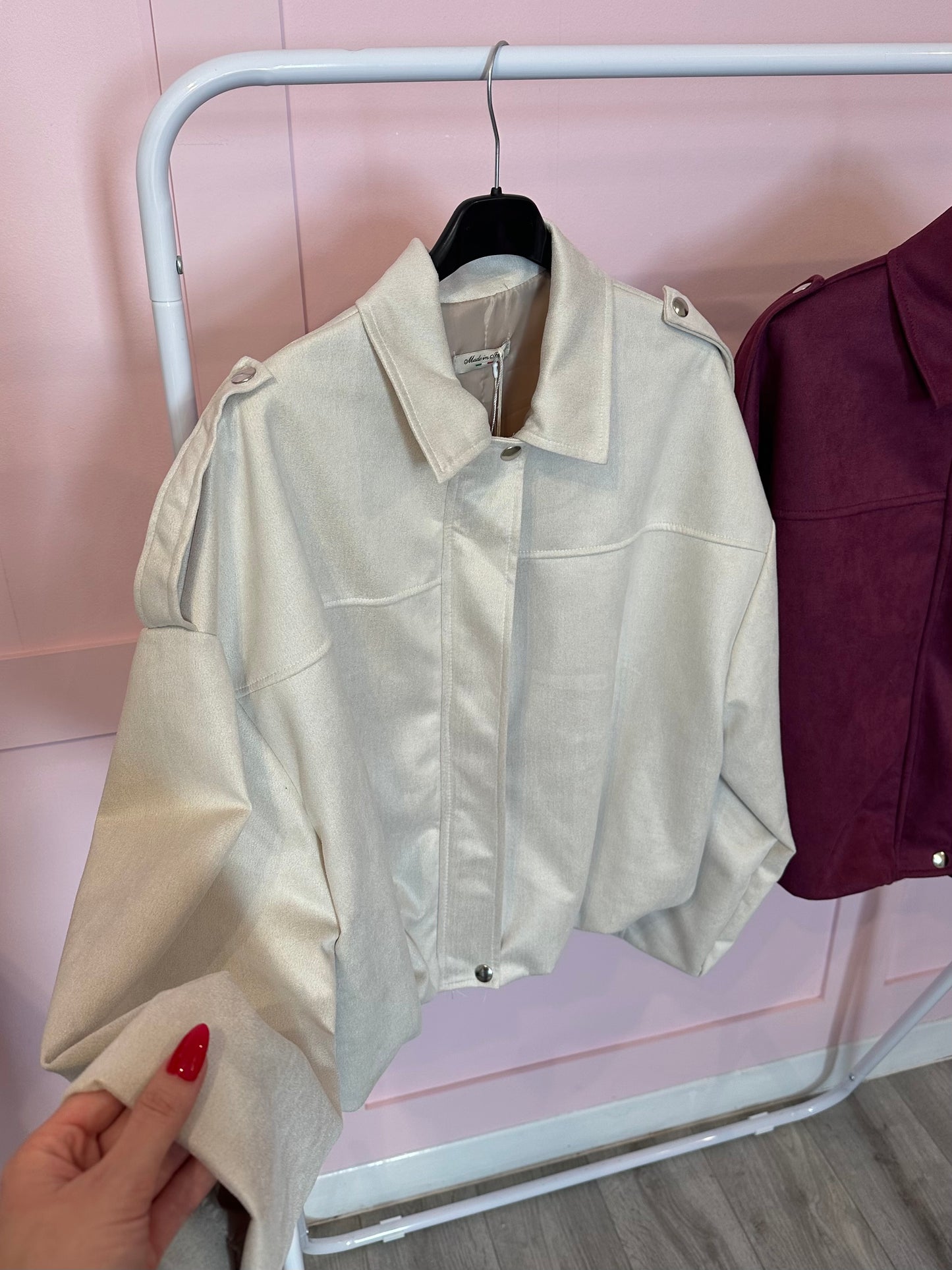 SUEDE BOMBER JACKET