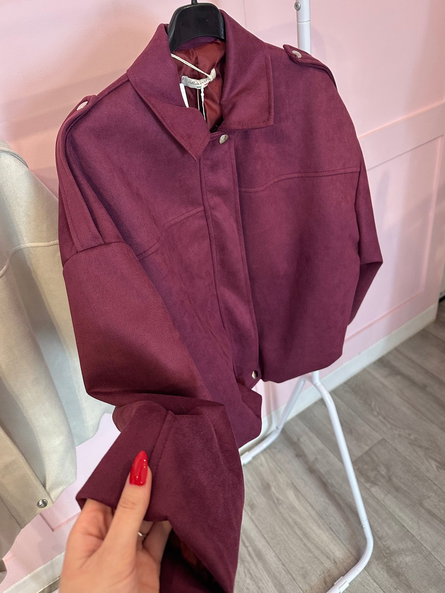 SUEDE BOMBER JACKET