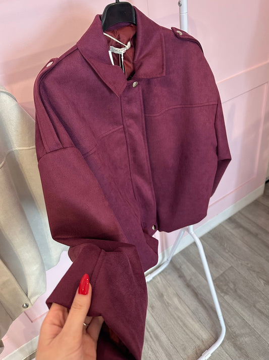 SUEDE BOMBER JACKET