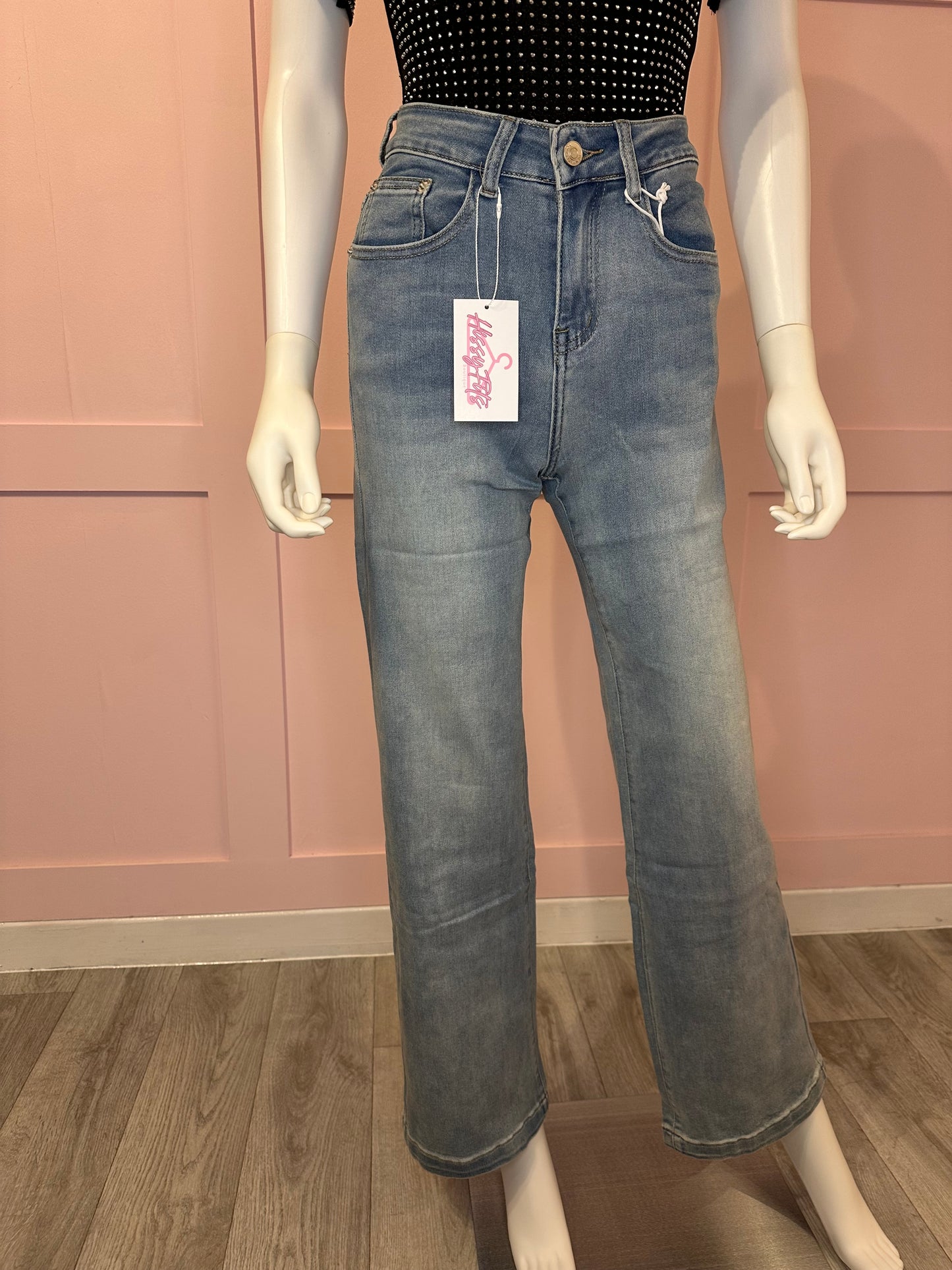 SUPER STRECH STRAIGHT LEG JEANS