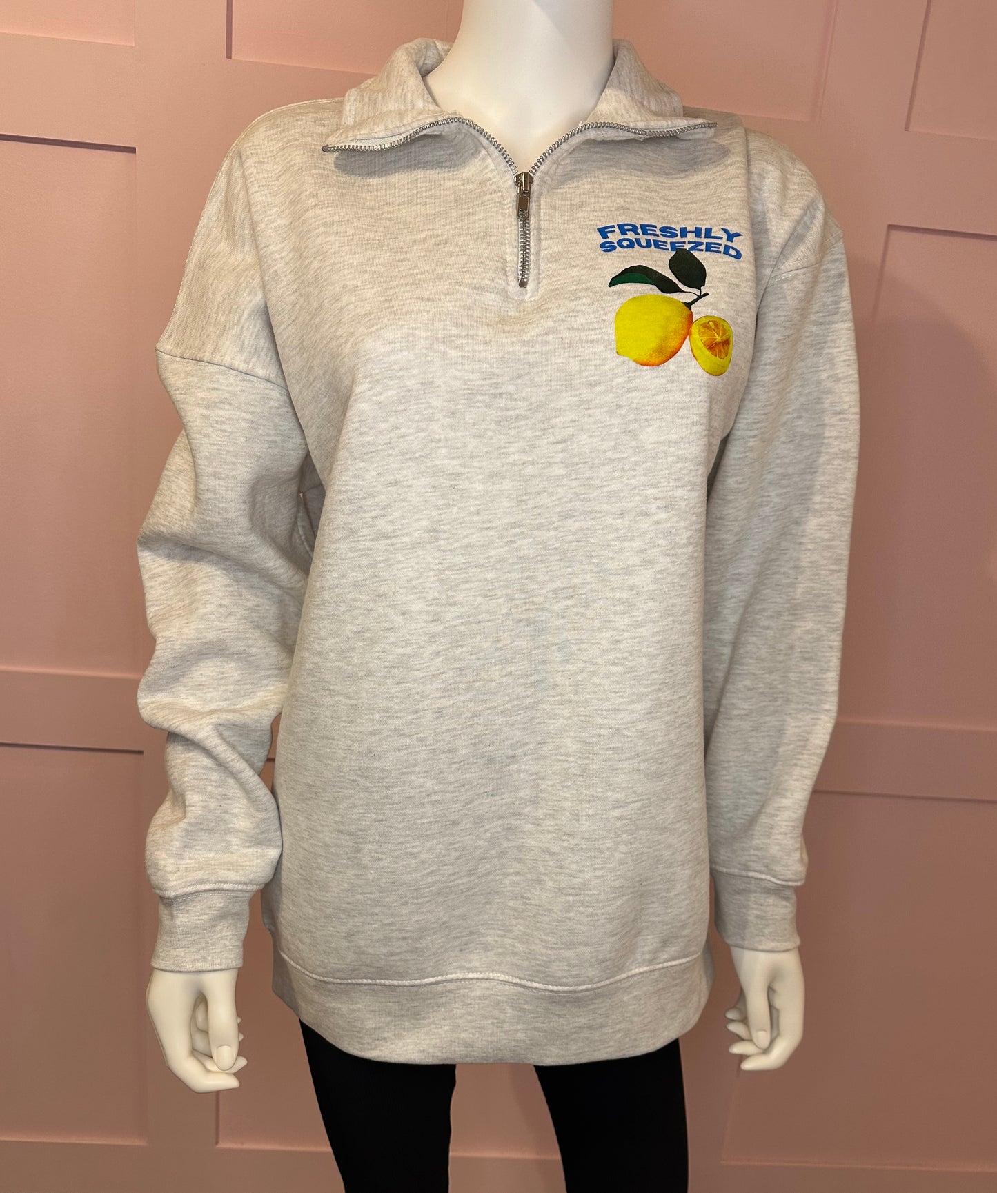 "FRESHLY SQUEEZED" QUARTER ZIP