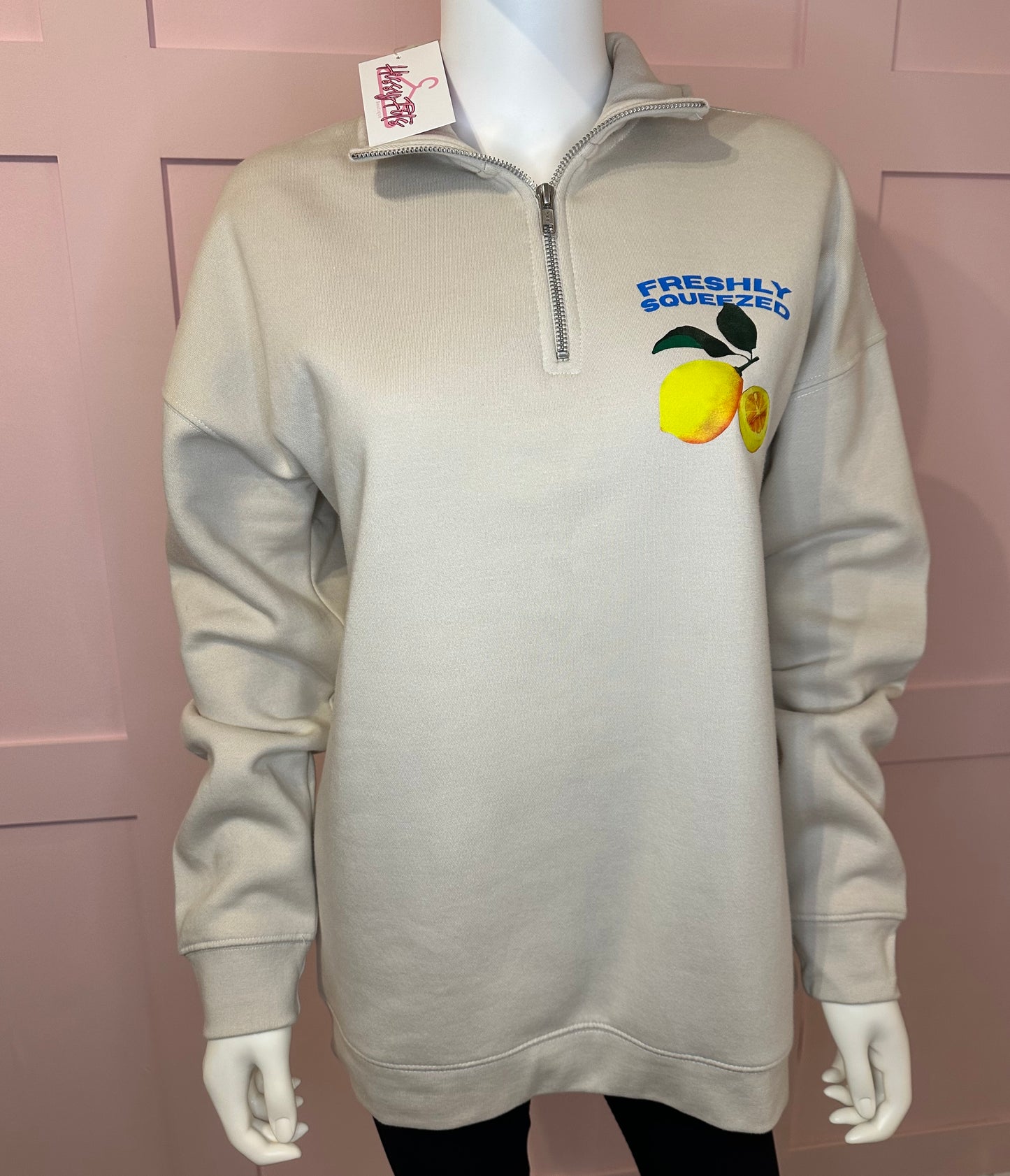 "FRESHLY SQUEEZED" QUARTER ZIP