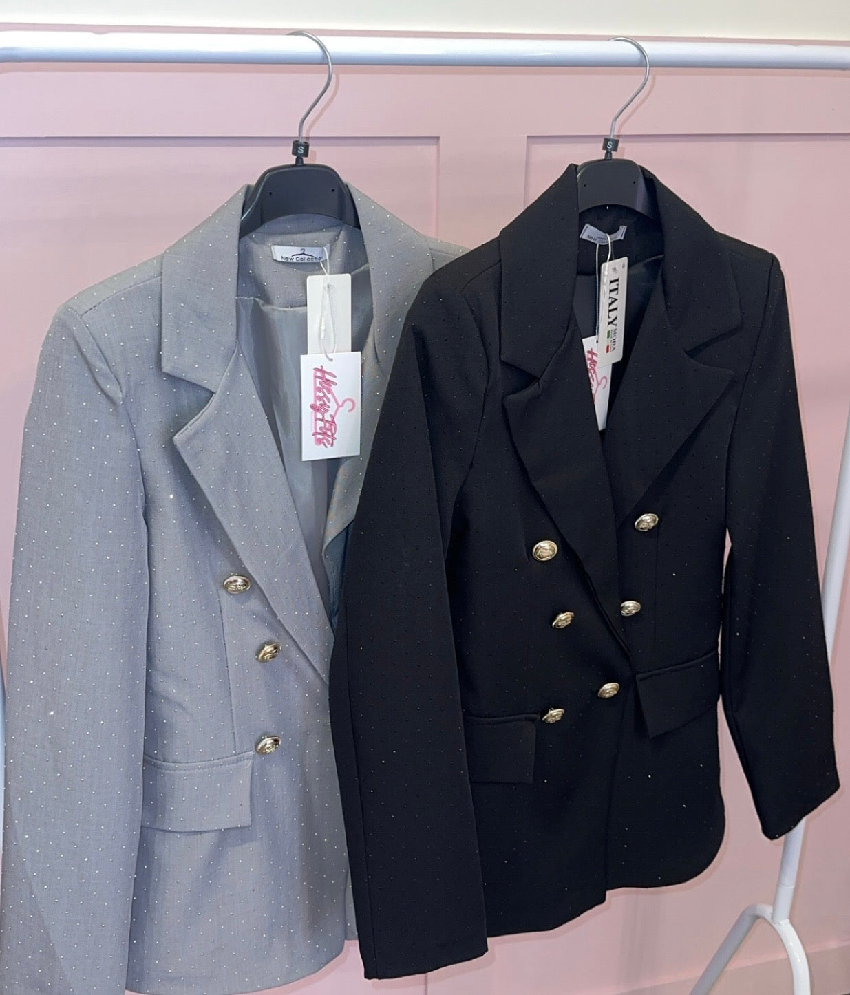 DIAMANTE SPARKLE BLAZER