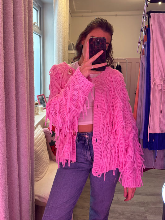 TASSEL DETAIL CARDIGAN