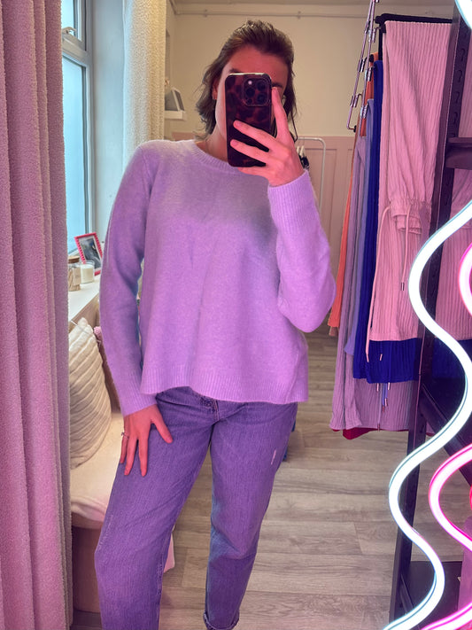 OPEN BACK BOW KNIT JUMPER