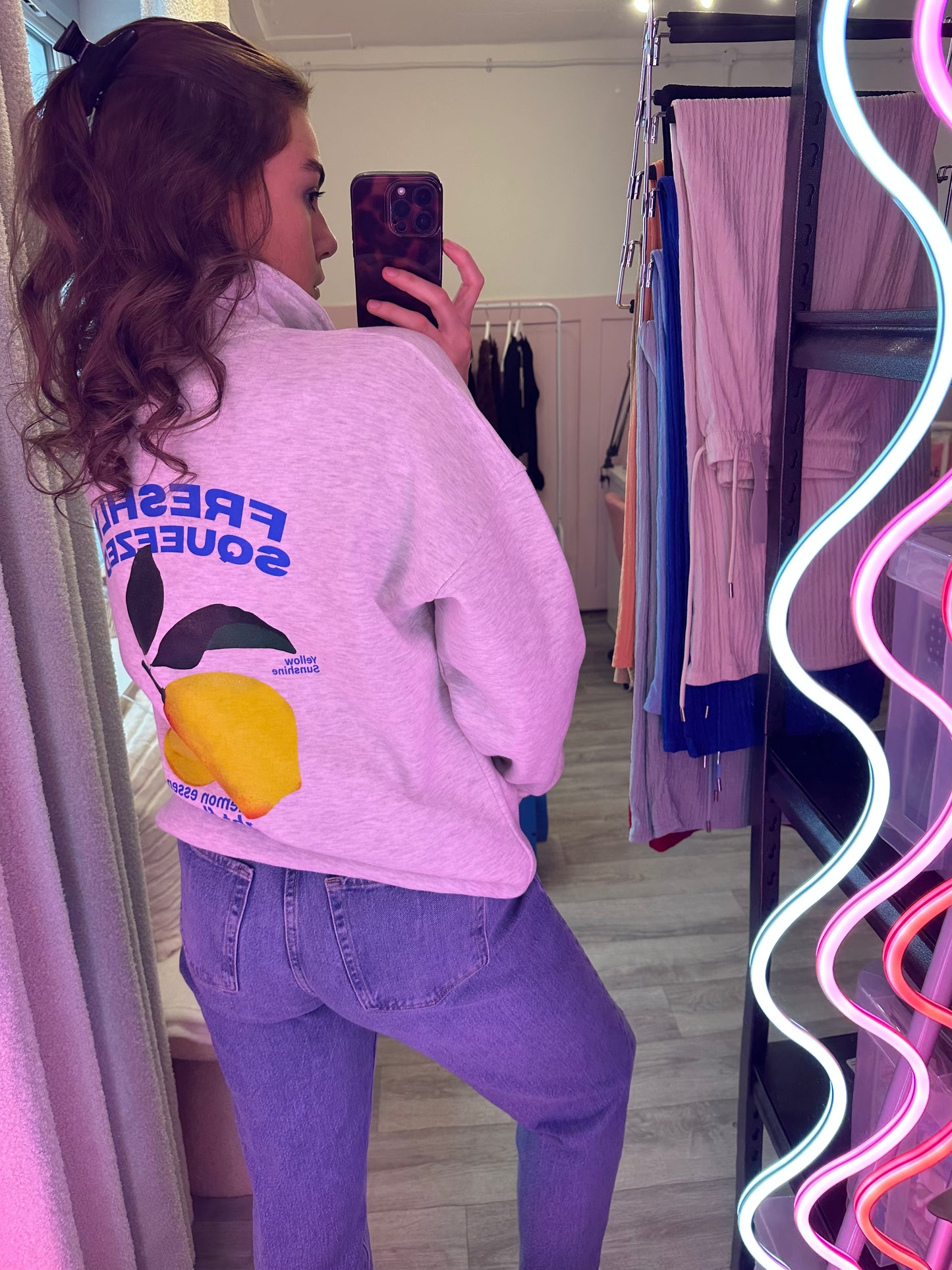 "FRESHLY SQUEEZED" QUARTER ZIP