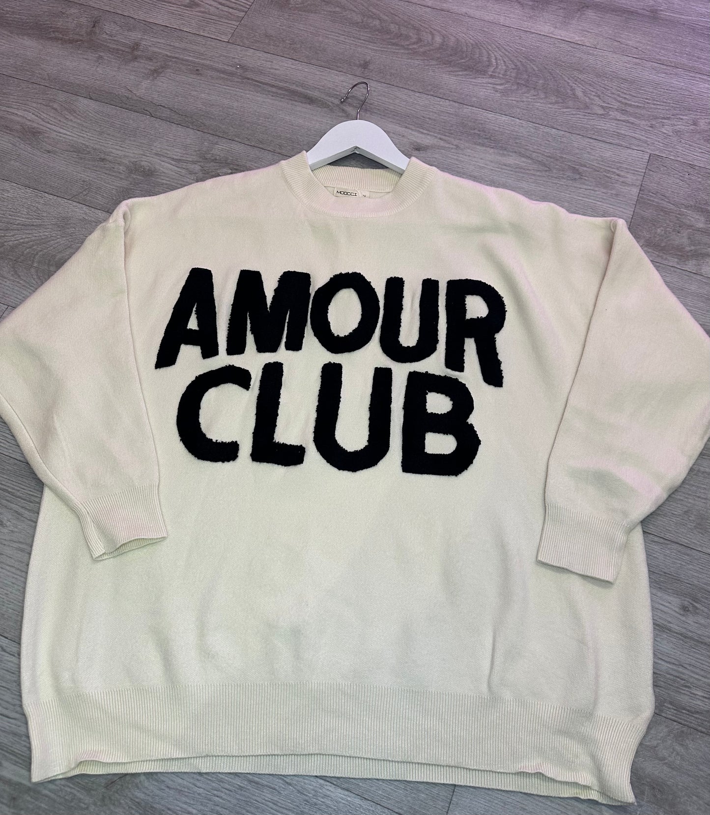 "AMOUR CLUB" KNIT JUMPER