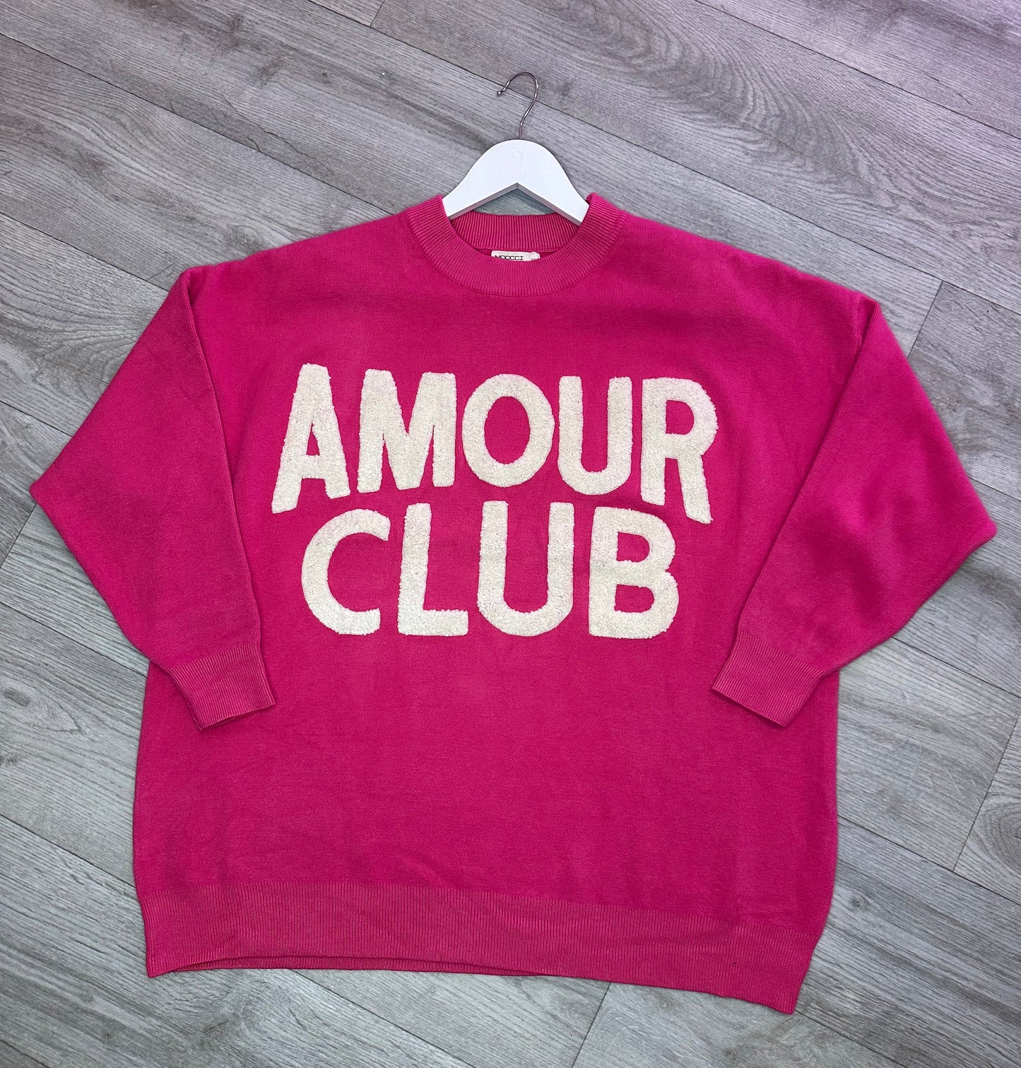 "AMOUR CLUB" KNIT JUMPER