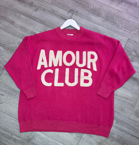 "AMOUR CLUB" KNIT JUMPER