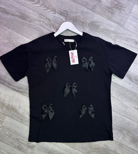 RIBBON BOW T-SHIRT