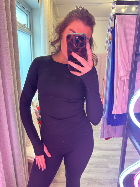 LONG SLEEVE PLAIN GYM SET